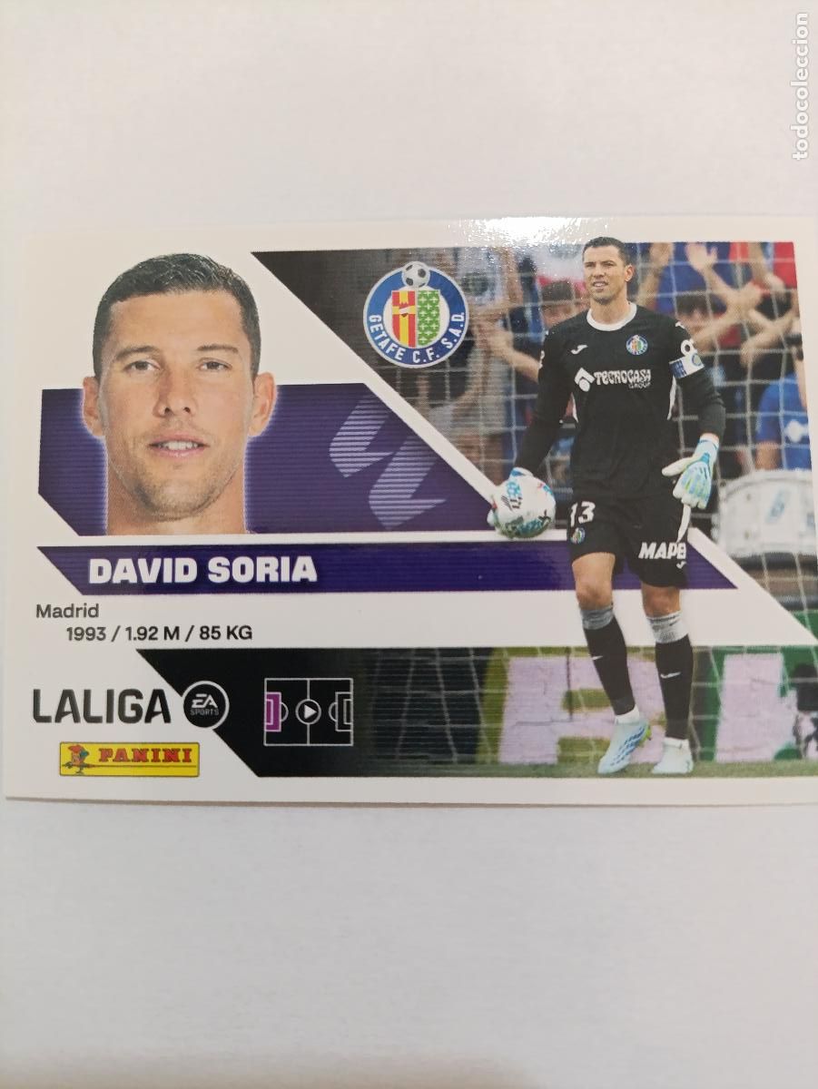 Cartes &agrave; collectionner de Football: LIGA ESTE 2026 2027 GETAFE UD DAVID SORIA N&ordm; 3