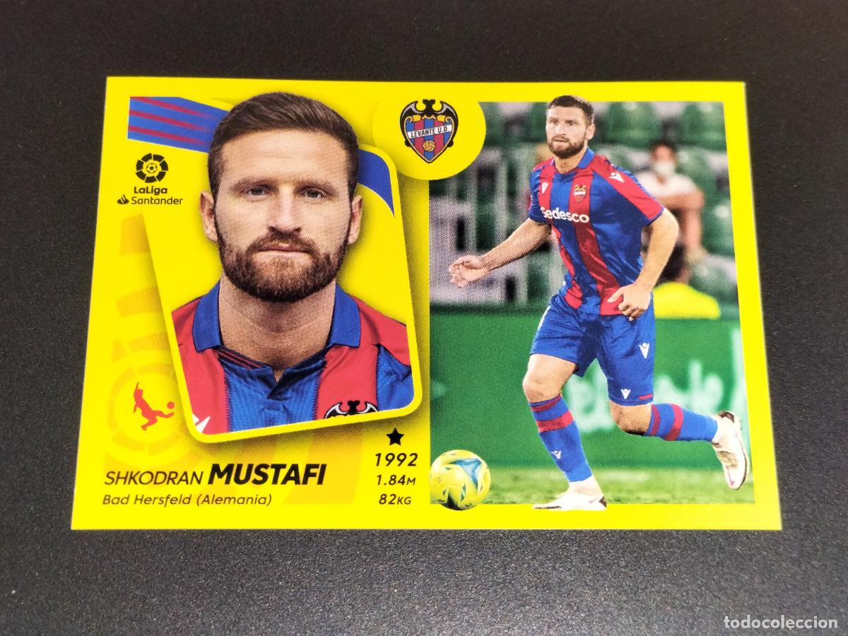 Figurine di Calcio: FICHAJE 48 MUSTAFI LEVANTE CROMOS LALIGA SANTANDER ESTE LIGA 2021 2022 21 22 PANINI