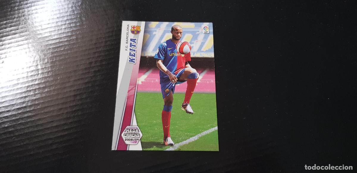 Fu&szlig;ball-Sticker: KEITA FC BARCELONA N&ordm; 67 MEGACRACKS 2008 2009 08 09 PANINI