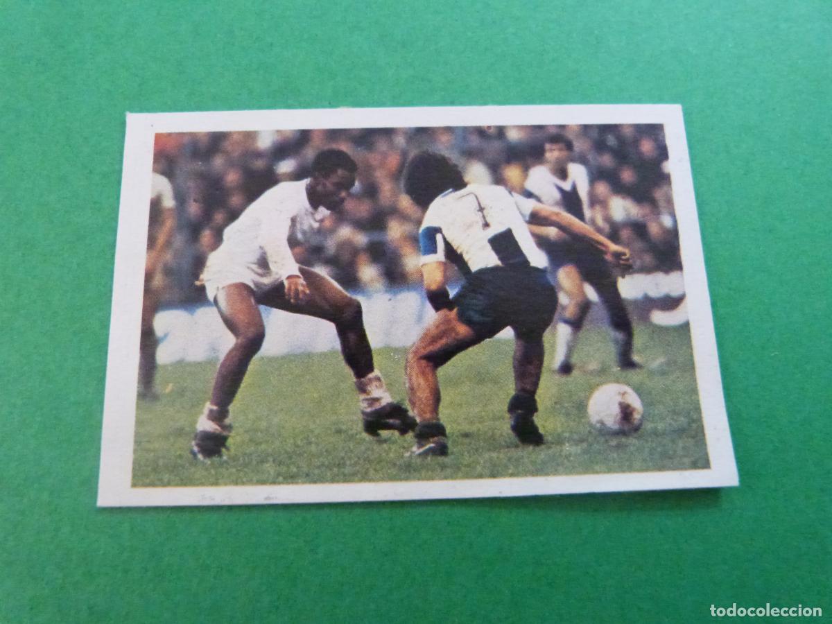 Fu&szlig;ball-Sticker: CROMO FUTBOL CUNNINGHAM REAL MADRID N&ordm; 31 FUTBOLISTAS EN ACCI&Oacute;N DESPEGADO LIGA ESTE 1980-1981/80-81