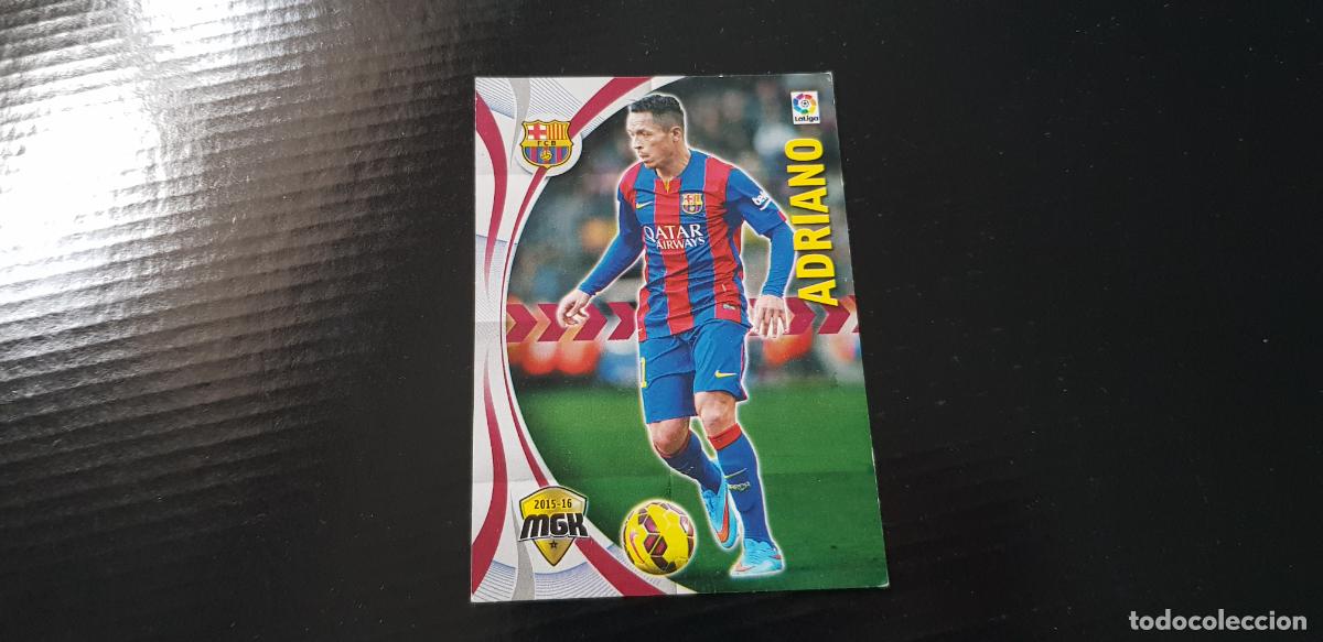 Cromos de Futebol: 60 ADRIANO BARCELONA MEGACRACKS PANINI ALBUM LIGA 2015 2016 15 16