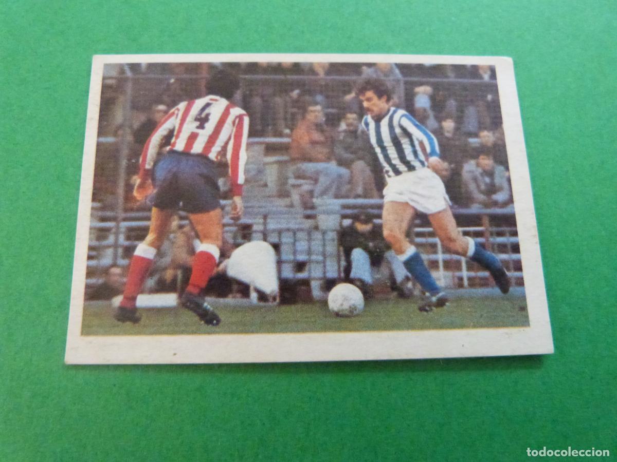 Cromos de Futebol: CROMO FUTBOL SATRUSTEGUI REAL SOCIEDAD N&ordm; 31 FUTBOLISTAS ACCI&Oacute;N DESPEGADO LIGA ESTE 1980-1981/80-81