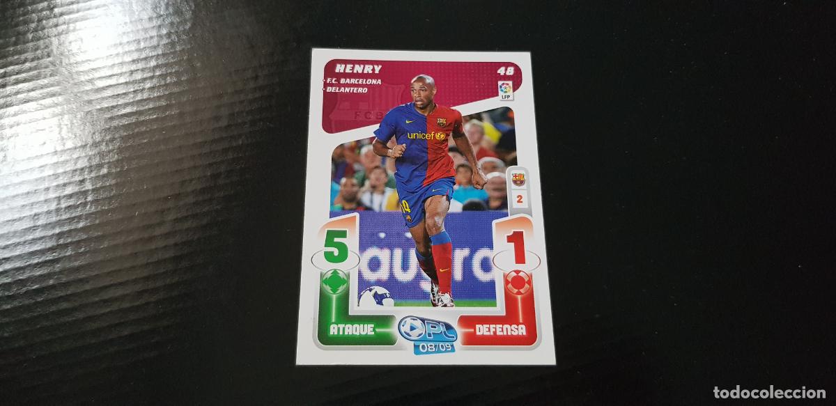 Cromos de Futebol: 48 HENRY BARCELONA 2008 2009 PLAY LIGA 08 09 PANINI