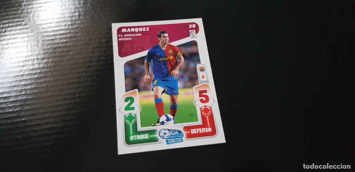 Cromos de Futebol: 39 MARQUEZ BARCELONA 2008 2009 PLAY LIGA 08 09 PANINI