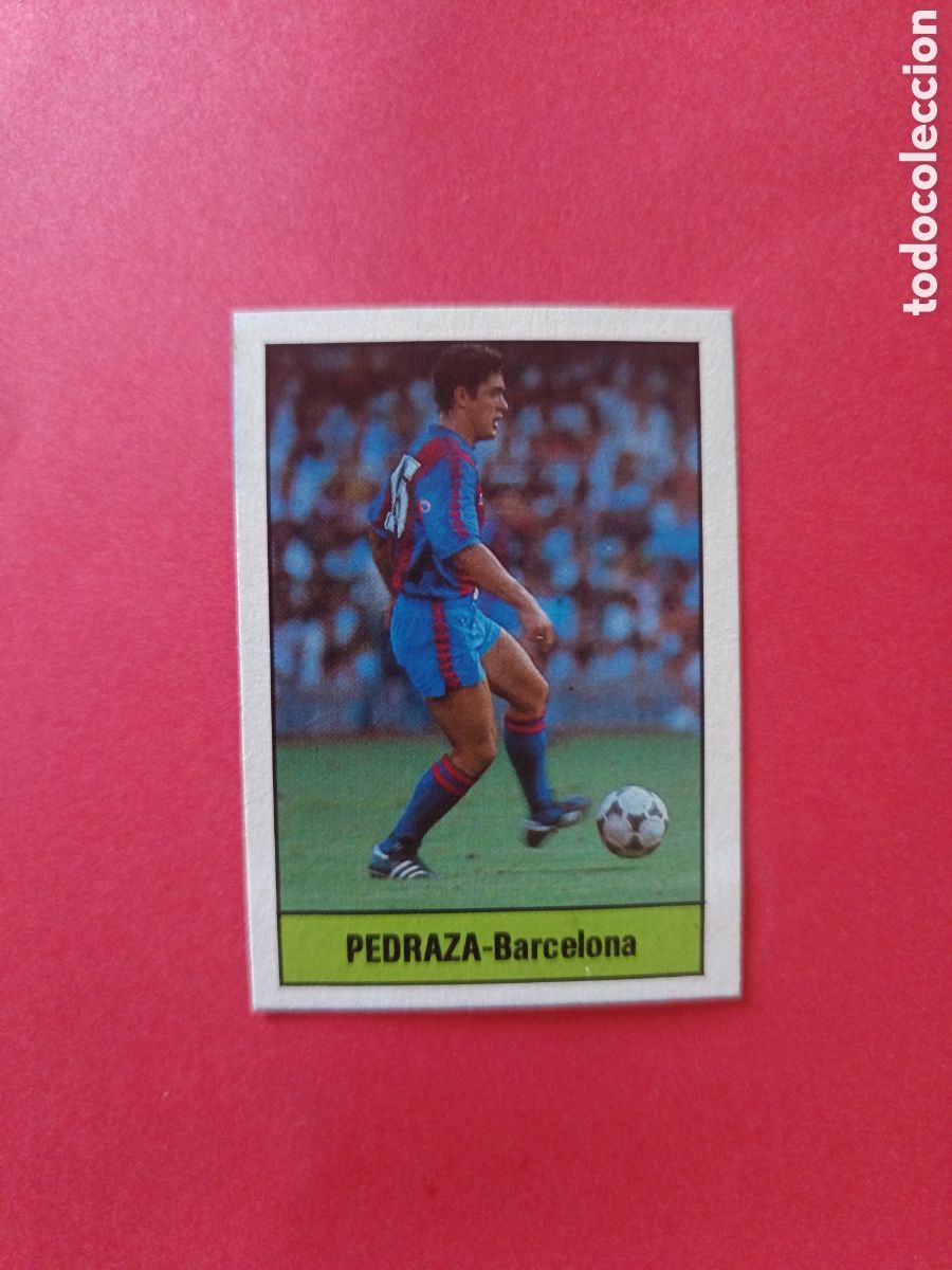 Cromos de Futebol: LISEL 85-86 PEDRAZA FICHAJE BIS 307-A NUNCA PEGADO MUY DIF&Iacute;CIL