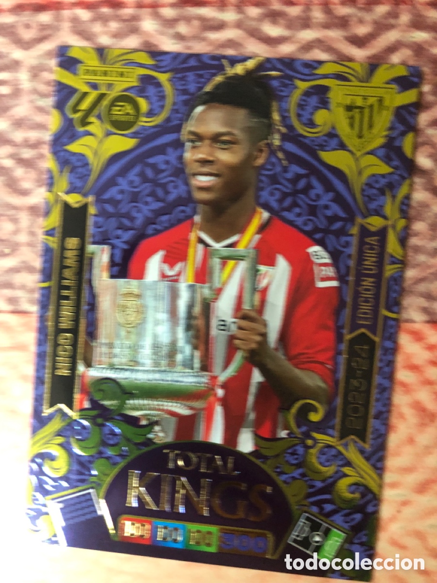 Cromos de Futebol: NICO WILLIAMS ATHLETIC BILBAO TOTAL KINGS EDICION UNICA ADRENALYN XL 25 26 2025 2026