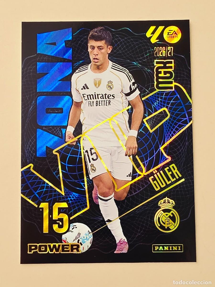 Fu&szlig;ball-Sticker: 396P Arda G&uuml;ler, Real Madrid, Zona VIP Power, Panini Megacracks MGK 2026 2027 26 27
