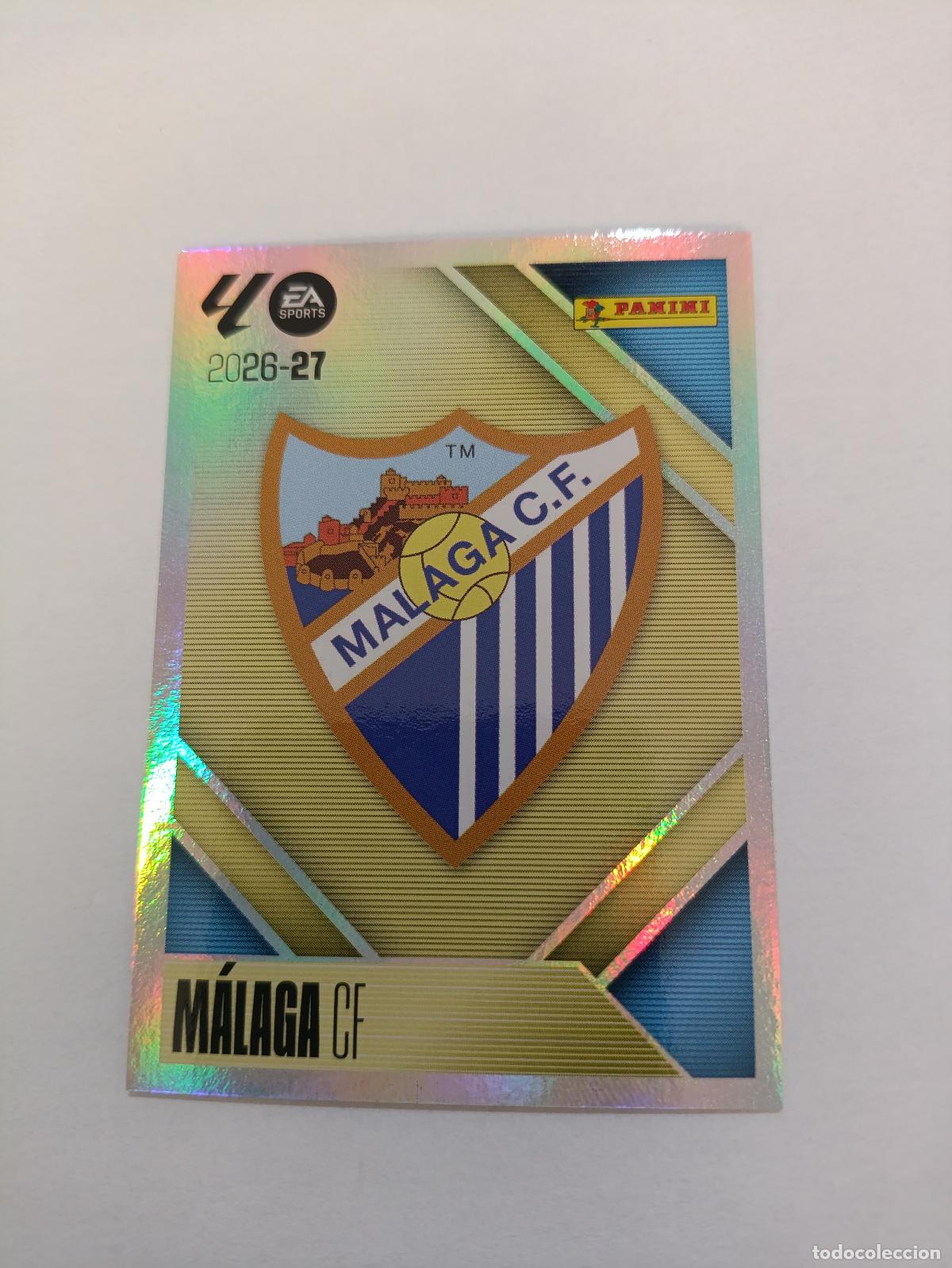 Cromos de Futebol: LIGA ESTE 2026 2027 MALAGA CF ESCUDO N&ordm;1