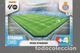 Cromos de Futebol: CROMO DE ADRENALYN XL Y PANINI LA LIGA 2025 / 26 REAL ESPA&Ntilde;OL N&ordm; 127 B ESTADIO