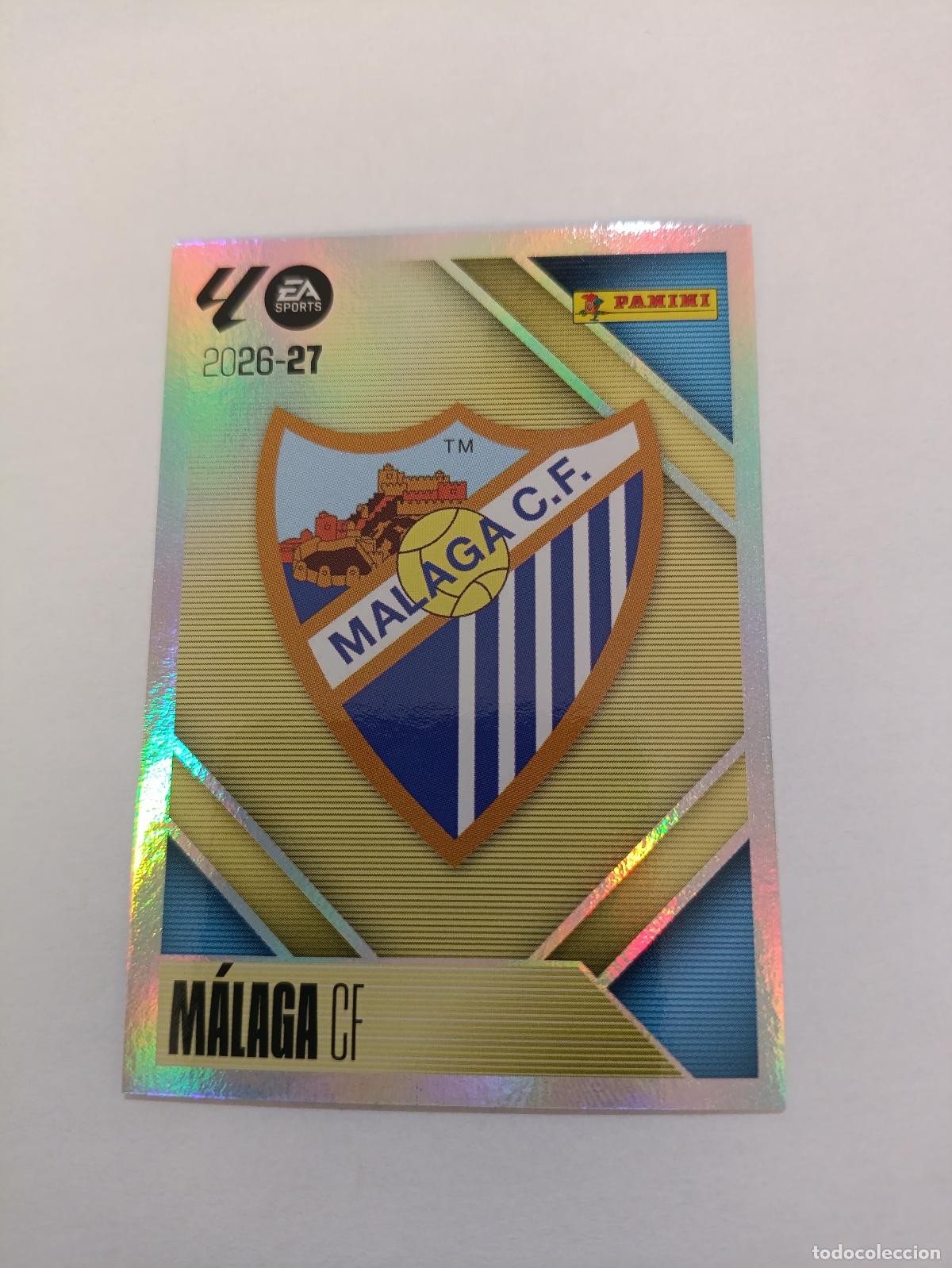 Cromos de Futebol: LIGA ESTE 2026 2027 MALAGA CF ESCUDO N&ordm;1