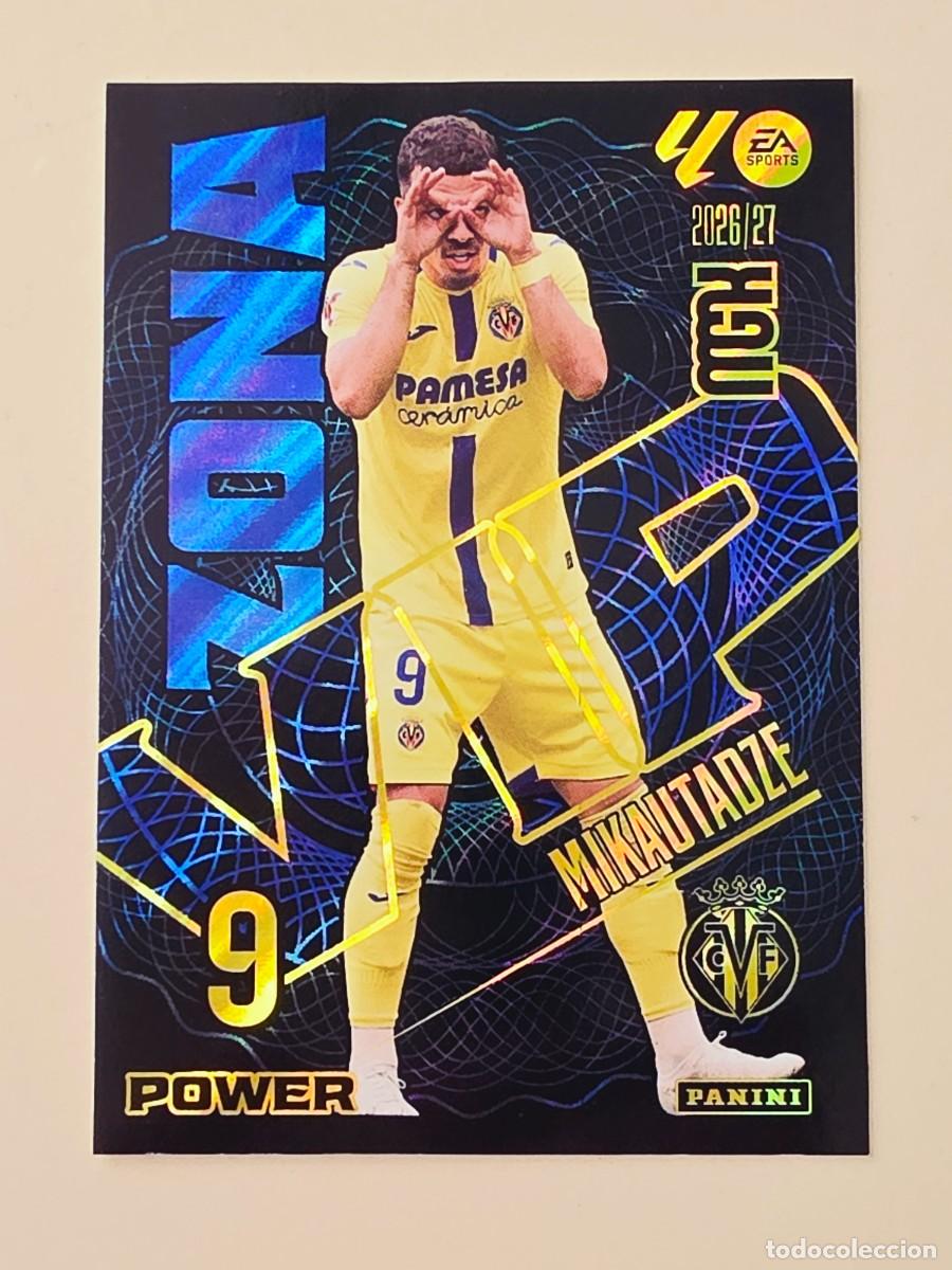 Cromos de Futebol: 402P Georges Mikautadze, Villarreal CF, Zona VIP Power, Panini Megacracks MGK 2026 2027 26 27