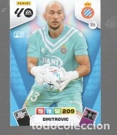 Cromos de Futebol: CROMO DE ADRENALYN XL Y PANINI LA LIGA 2025 / 26 REAL ESPA&Ntilde;OL N&ordm; 128 PORTERO