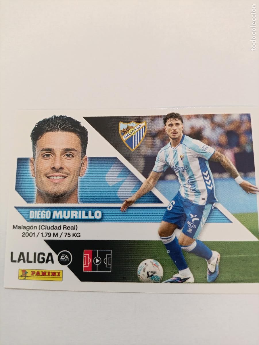Cromos de Futebol: LIGA ESTE 2026 2027 MALAGA CF MURILLO N&ordm;6