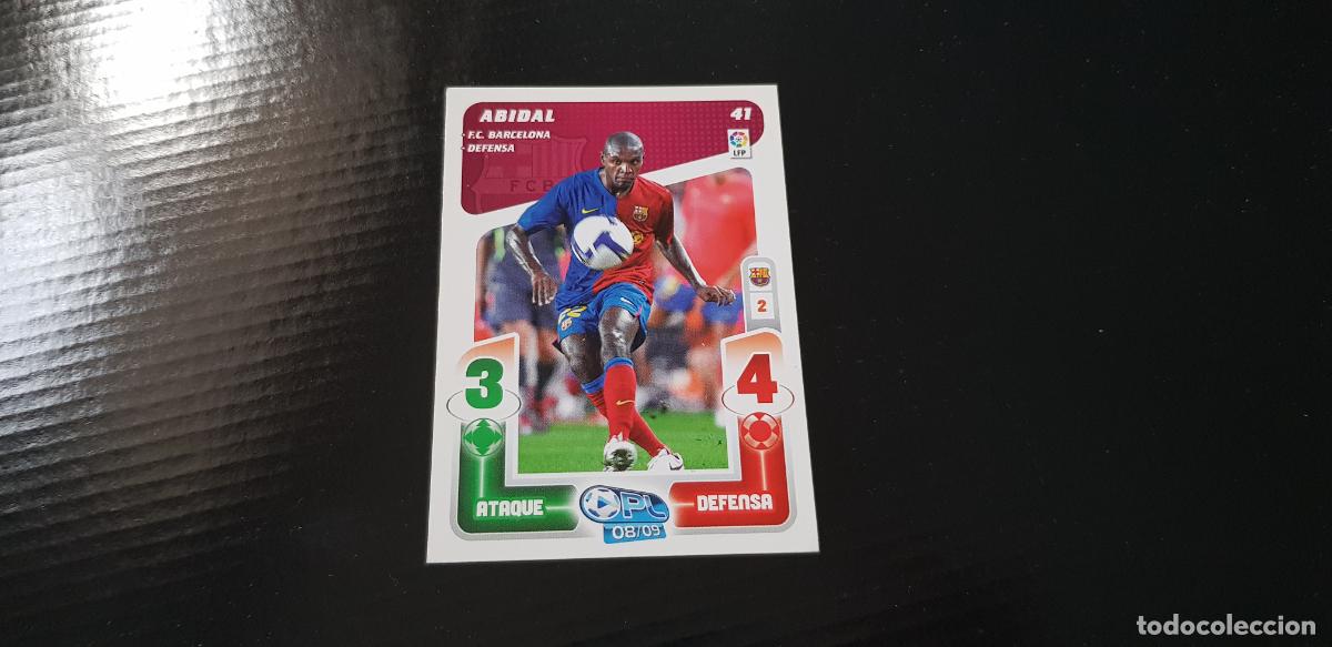 Cromos de Futebol: 41 ABIDAL BARCELONA 2008 2009 PLAY LIGA 08 09 PANINI