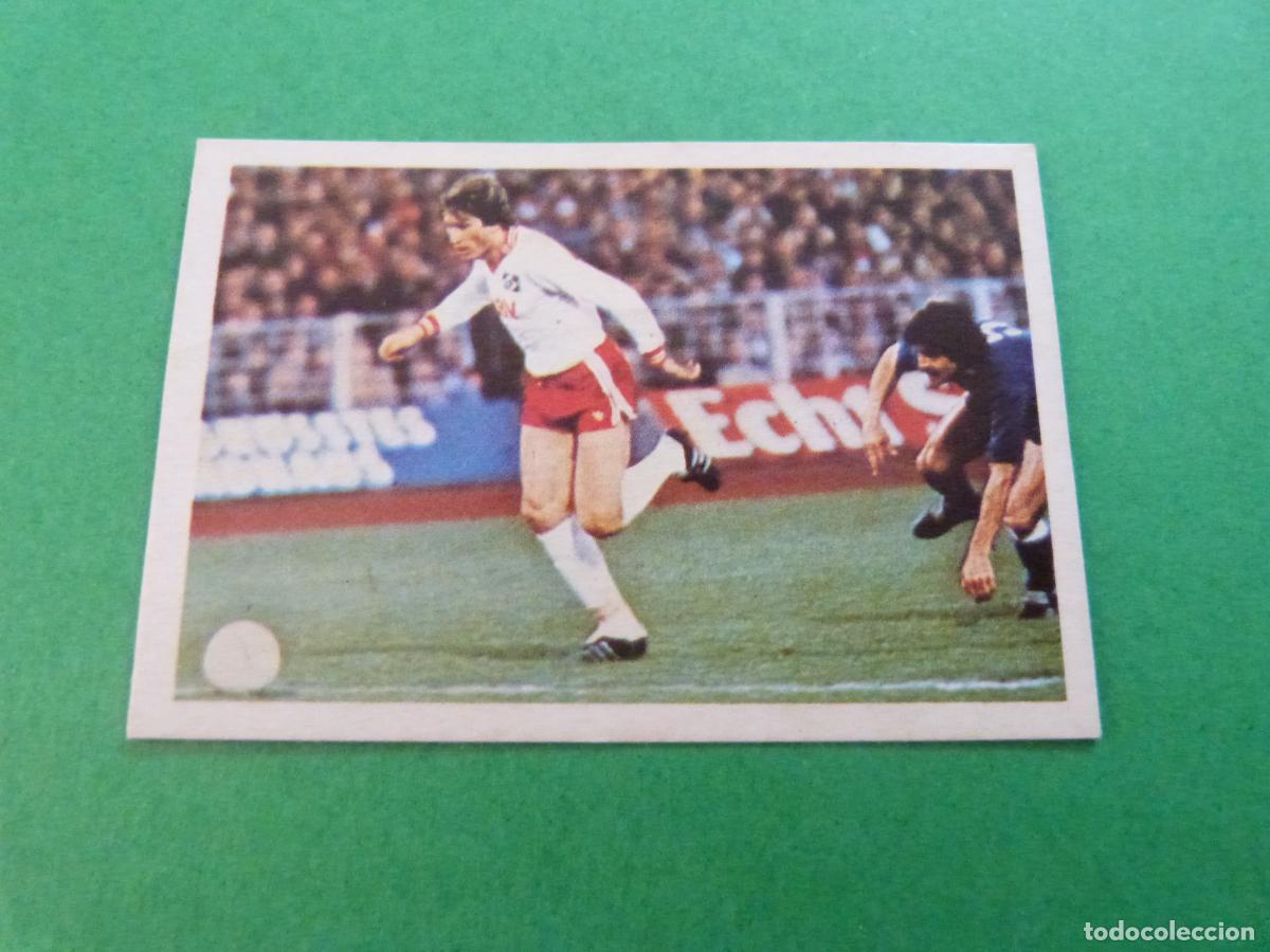 Cromos de Futebol: CROMO FUTBOL KALTZ ALEMANIA N&ordm; 39 FUTBOLISTAS ACCI&Oacute;N DESPEGADO LIGA ESTE 1980-1981/80-81