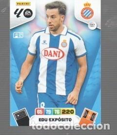 Cromos de f&uacute;tbol: CROMO DE ADRENALYN XL Y PANINI LA LIGA 2025 / 26 REAL ESPA&Ntilde;OL N&ordm; 137 MEDIO