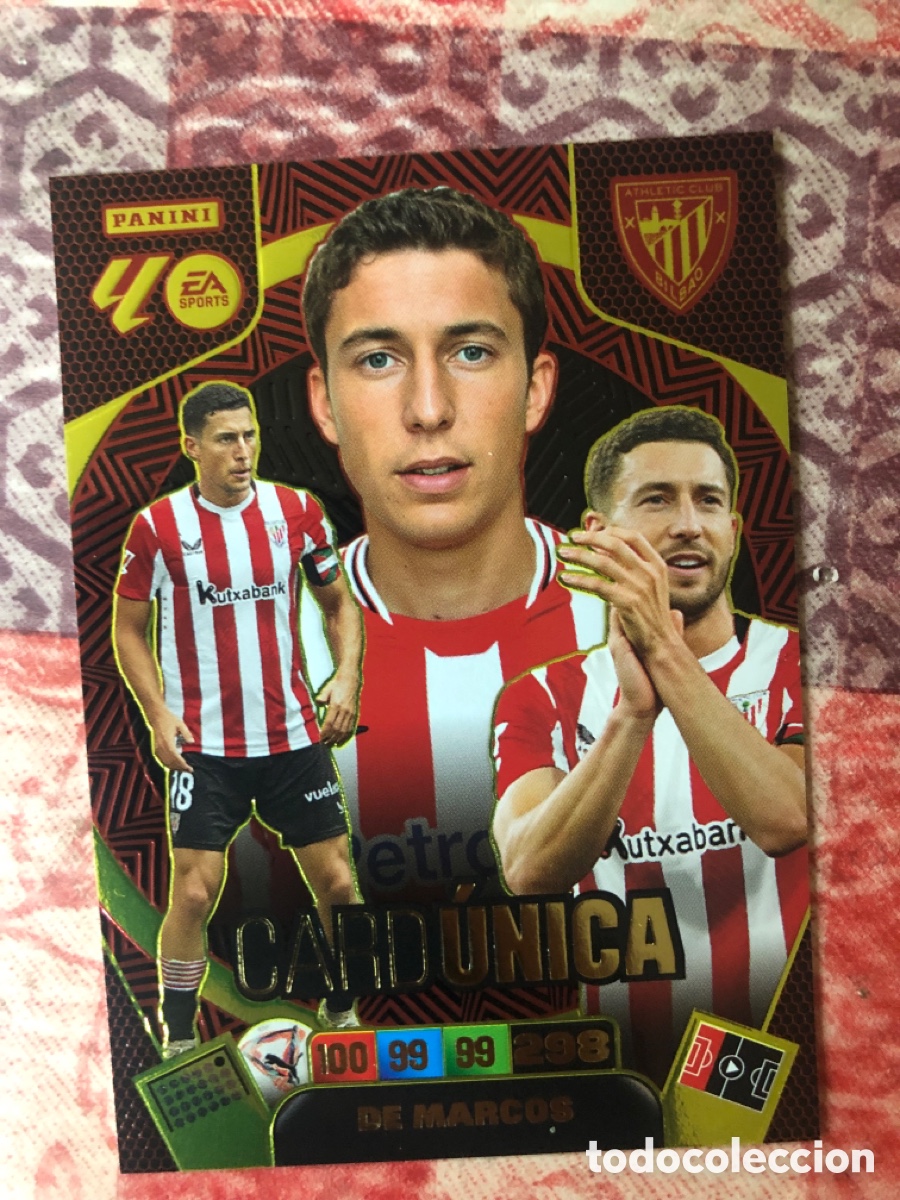 Cromos de f&uacute;tbol: PANINI ADRENALYN 25/26 2025/2026 - DE MARCOS (ATHLETIC CLUB) DREAM BOX TOTAL KINGS CARD UNICA