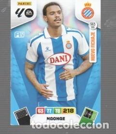 Cromos de f&uacute;tbol: CROMO DE ADRENALYN XL Y PANINI LA LIGA 2025 / 26 REAL ESPA&Ntilde;OL N&ordm; 143 B DELANTERO