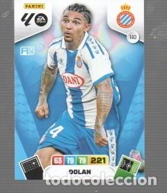 Cromos de f&uacute;tbol: CROMO DE ADRENALYN XL Y PANINI LA LIGA 2025 / 26 REAL ESPA&Ntilde;OL N&ordm; 140 DELANTERO