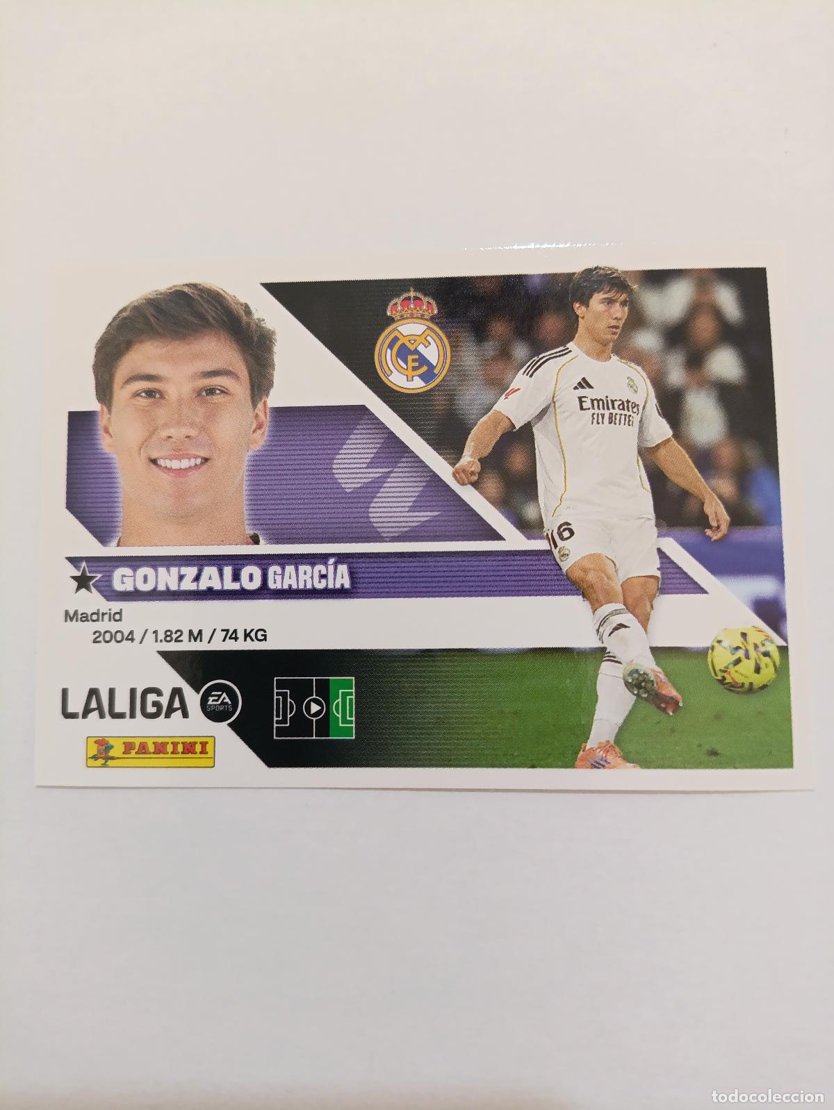 Cromos de f&uacute;tbol: LIGA ESTE 2026 2027 REAL MADRID GONZALO N&ordm;17