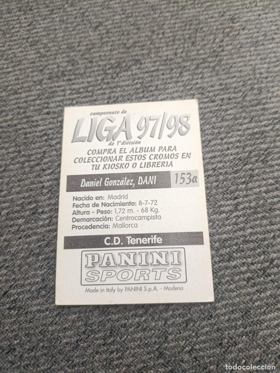 Cromos de f&uacute;tbol: Panini 97-98 Dani Tenerife - Foto 2