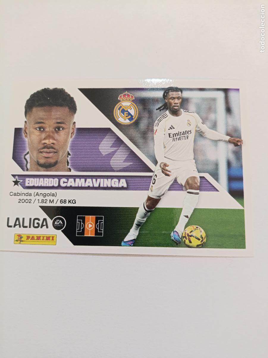 Cartes &agrave; collectionner de Football: LIGA ESTE 2026 2027 REAL MADRID CAMAVINGA N&ordm;13