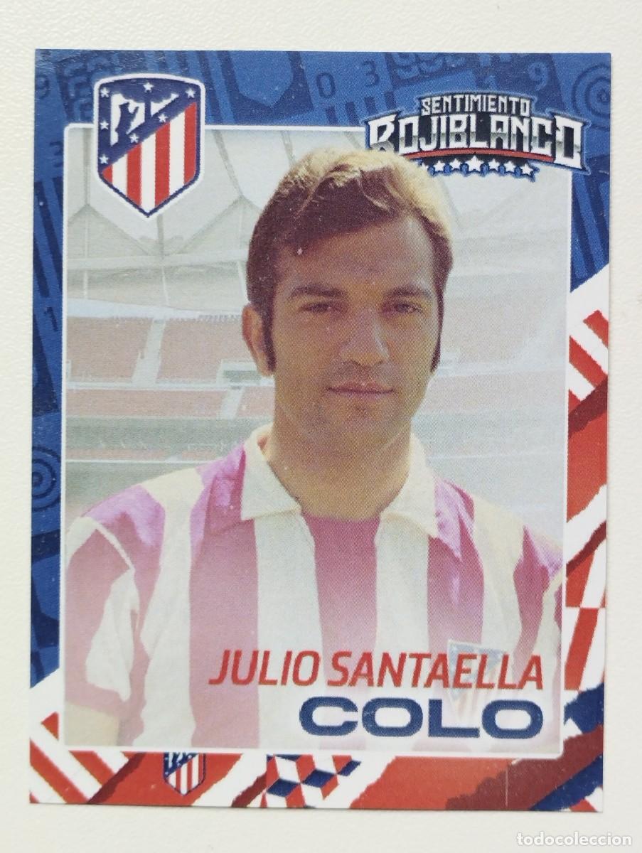Cartes &agrave; collectionner de Football: CROMO ATLETICO DE MADRID - SENTIMIENTO ROJIBLANCO - DEFENSAS - JULIO SANTAELLA COLO