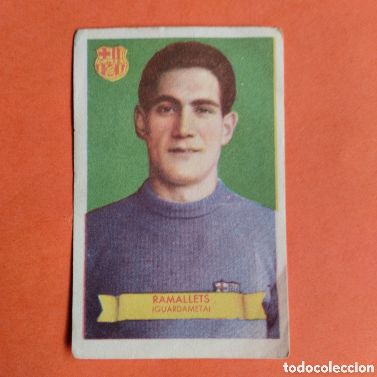 Cartes &agrave; collectionner de Football: CROMO FUTBOL BARCELONA RAMALLETS CAMPEONES 1949 BRUGUERA NUNCA PEGADO