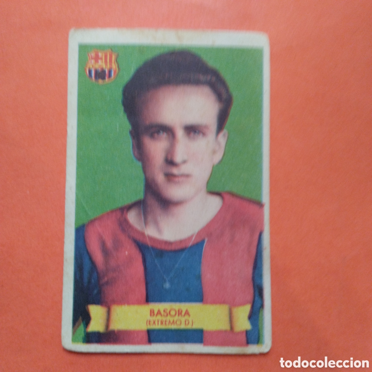 Cartes &agrave; collectionner de Football: CROMO FUTBOL BARCELONA BASORA CAMPEONES 1949 BRUGUERA NUNCA PEGADO