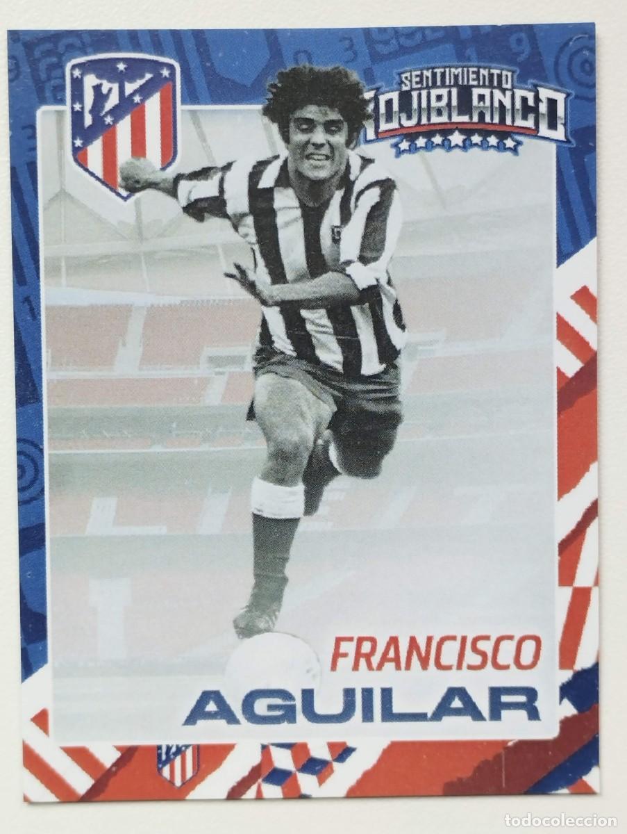 Cartes &agrave; collectionner de Football: CROMO ATLETICO DE MADRID - SENTIMIENTO ROJIBLANCO - CENTROCAMPISTAS - FRANCISCO AGUILAR