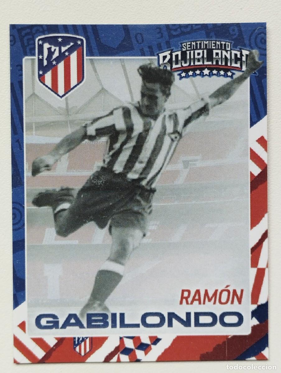 Cartes &agrave; collectionner de Football: CROMO ATLETICO DE MADRID - SENTIMIENTO ROJIBLANCO - CENTROCAMPISTAS - RAMON GABILONDO