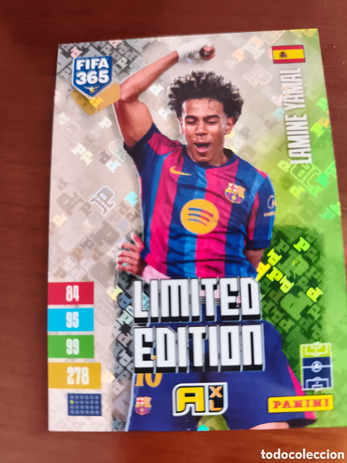 Cromos de f&uacute;tbol: LAMINE YAMAL FC BARCELONA LIMITED EDITION FIFA 365 2026 2027 PANINI 26 27