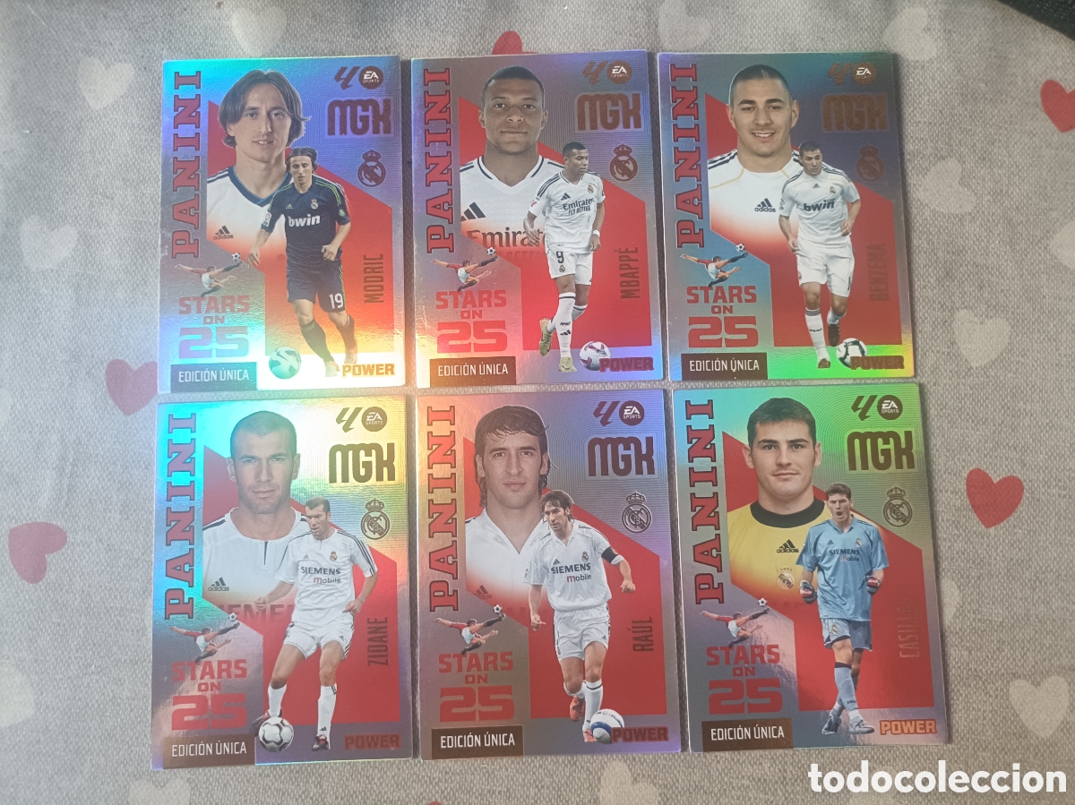 Football Stickers: Fichas STARS on 25 MEGACRACKS REAL MADRID Una trayectoria Inolvidable