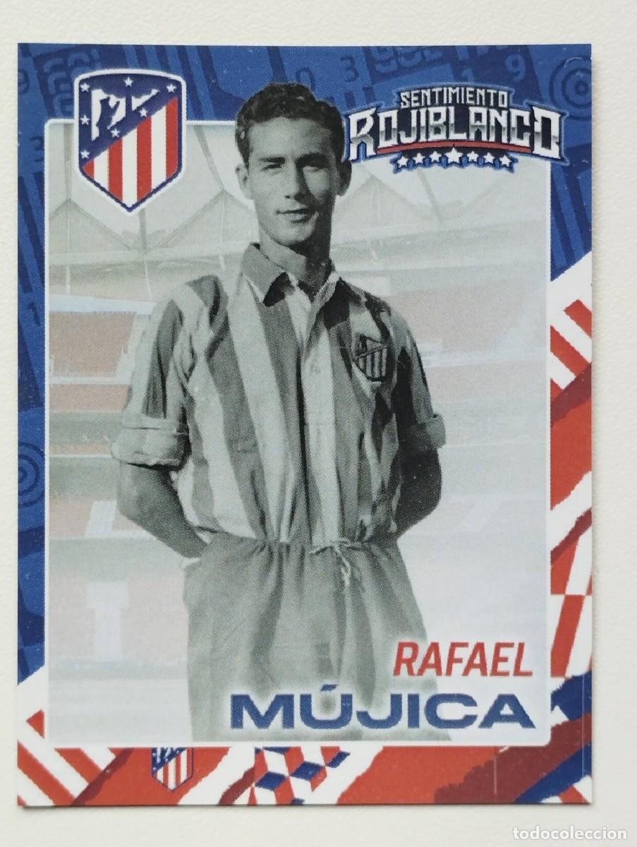 Cartes &agrave; collectionner de Football: CROMO ATLETICO DE MADRID - SENTIMIENTO ROJIBLANCO - CENTROCAMPISTAS - RAFAEL MUJICA