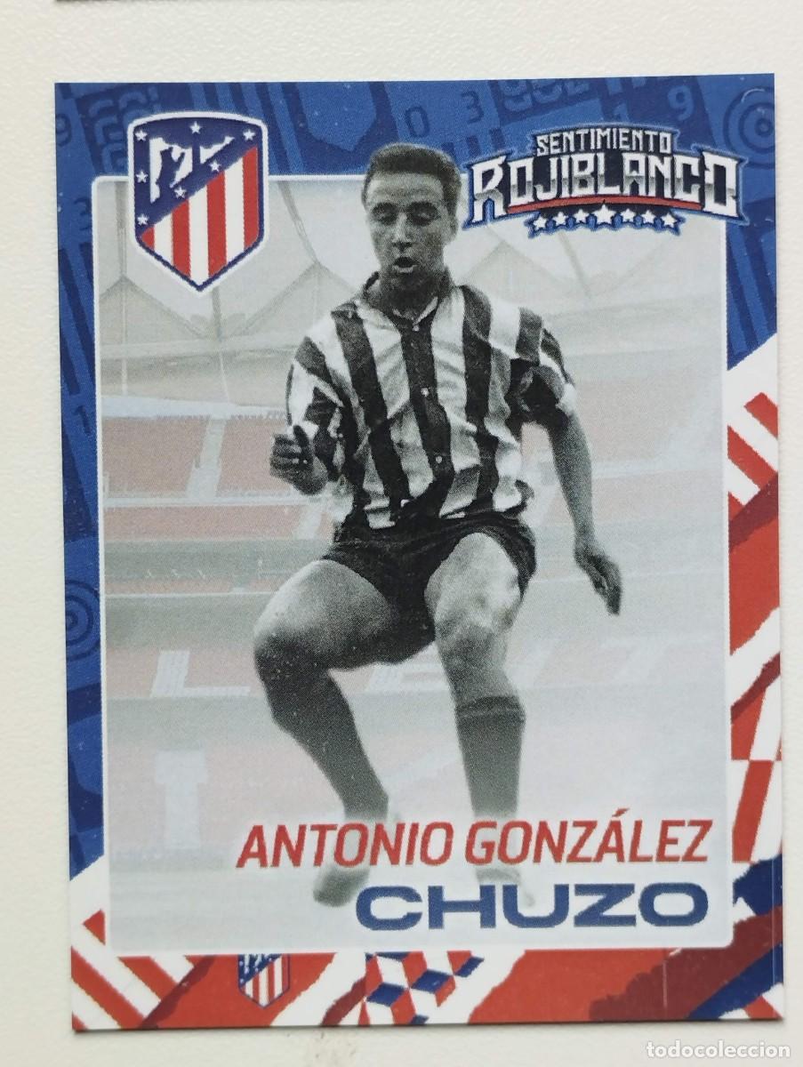 Cartes &agrave; collectionner de Football: CROMO ATLETICO DE MADRID - SENTIMIENTO ROJIBLANCO - CENTROCAMPISTAS - ANTONIO GONZALEZ CHUZO