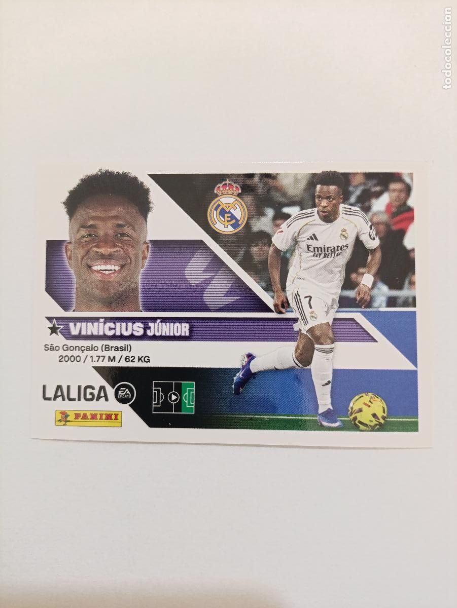 Figurine di Calcio: LIGA ESTE 2026 2027 REAL MADRID VINICIUS N&ordm;19
