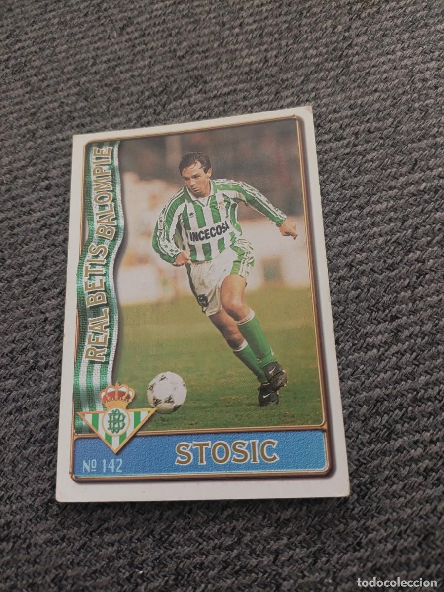 Cromos de f&uacute;tbol: Stosic Betis mundicromo 96-97
