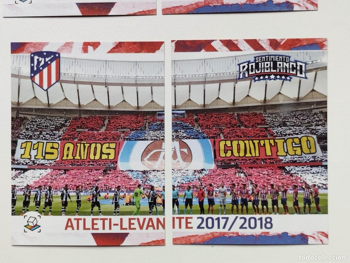 Football Stickers: CROMO ATLETICO DE MADRID - SENTIMIENTO ROJIBLANCO - AFICION - ATLETI VS LEVANTE 2017 2018