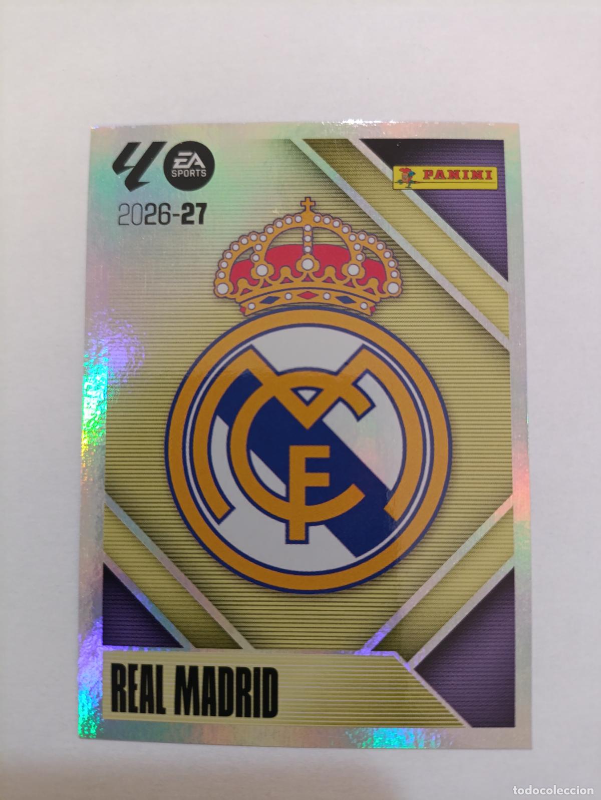 Fu&szlig;ball-Sticker: LIGA ESTE 2026 2027 REAL MADRID ESCUDO N&ordm;1