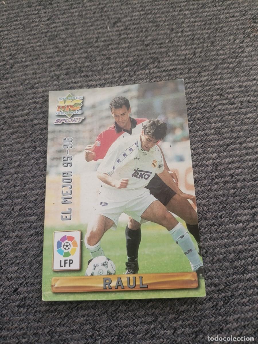 Fu&szlig;ball-Sticker: Ra&uacute;l Real Madrid mundicromo 96-97