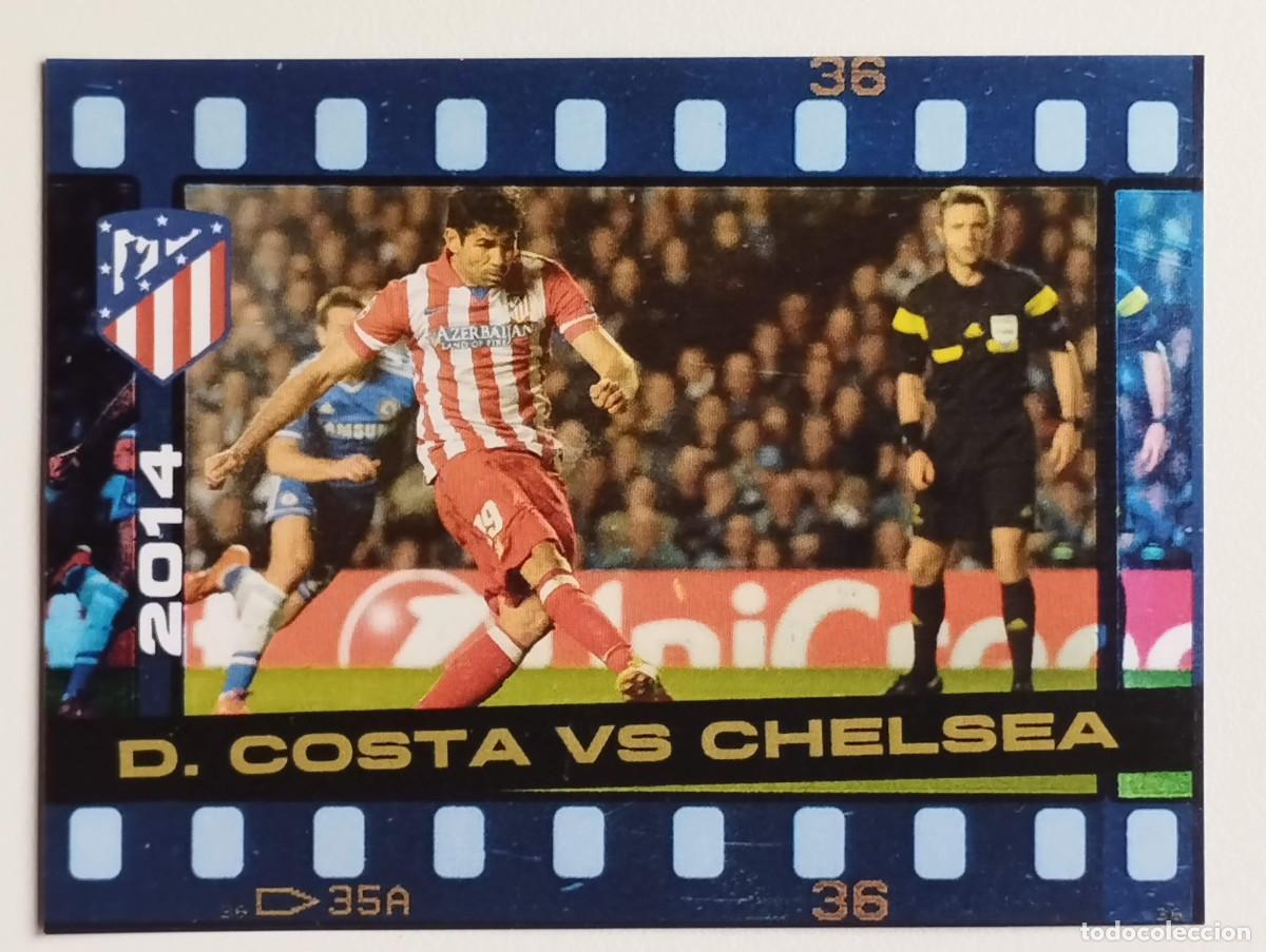 Cromos de Futebol: CROMO ATLETICO DE MADRID - SENTIMIENTO ROJIBLANCO - GOLES - DIEGO COSTA VS CHELSEA