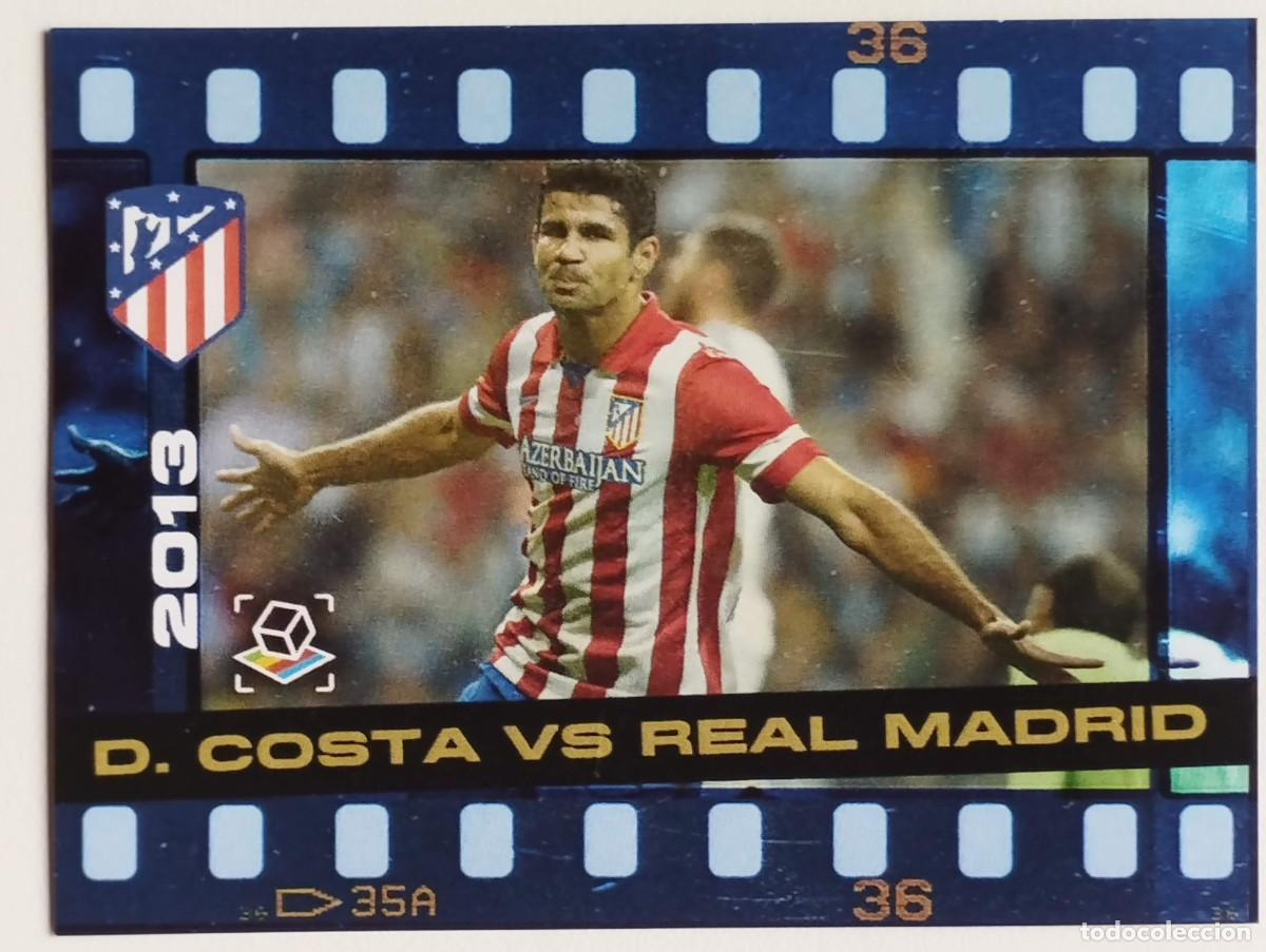 Cromos de Futebol: CROMO ATLETICO DE MADRID - SENTIMIENTO ROJIBLANCO - GOLES - DIEGO COSTA VS REAL MADRID