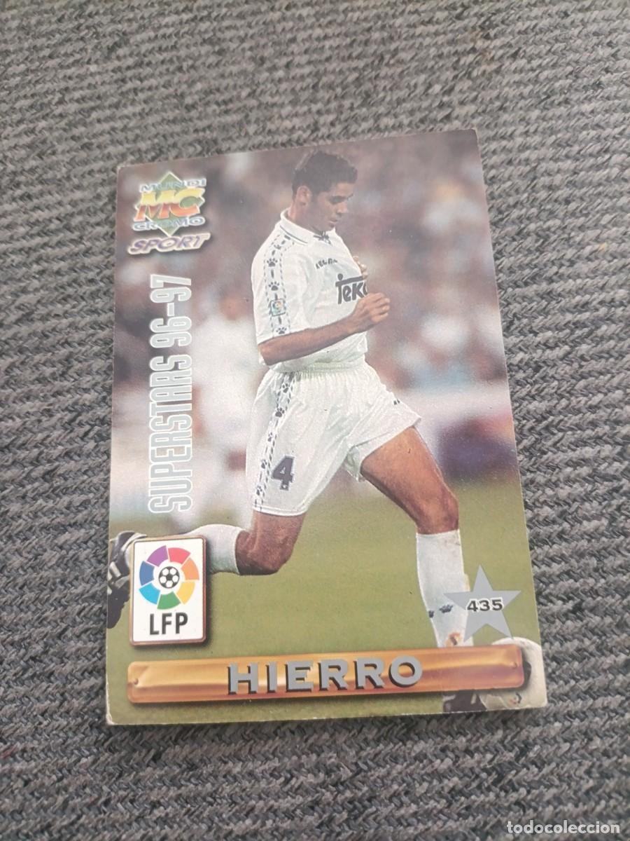 Football Stickers: Hierro/Redondo Real Madrid mundicromo 96-97