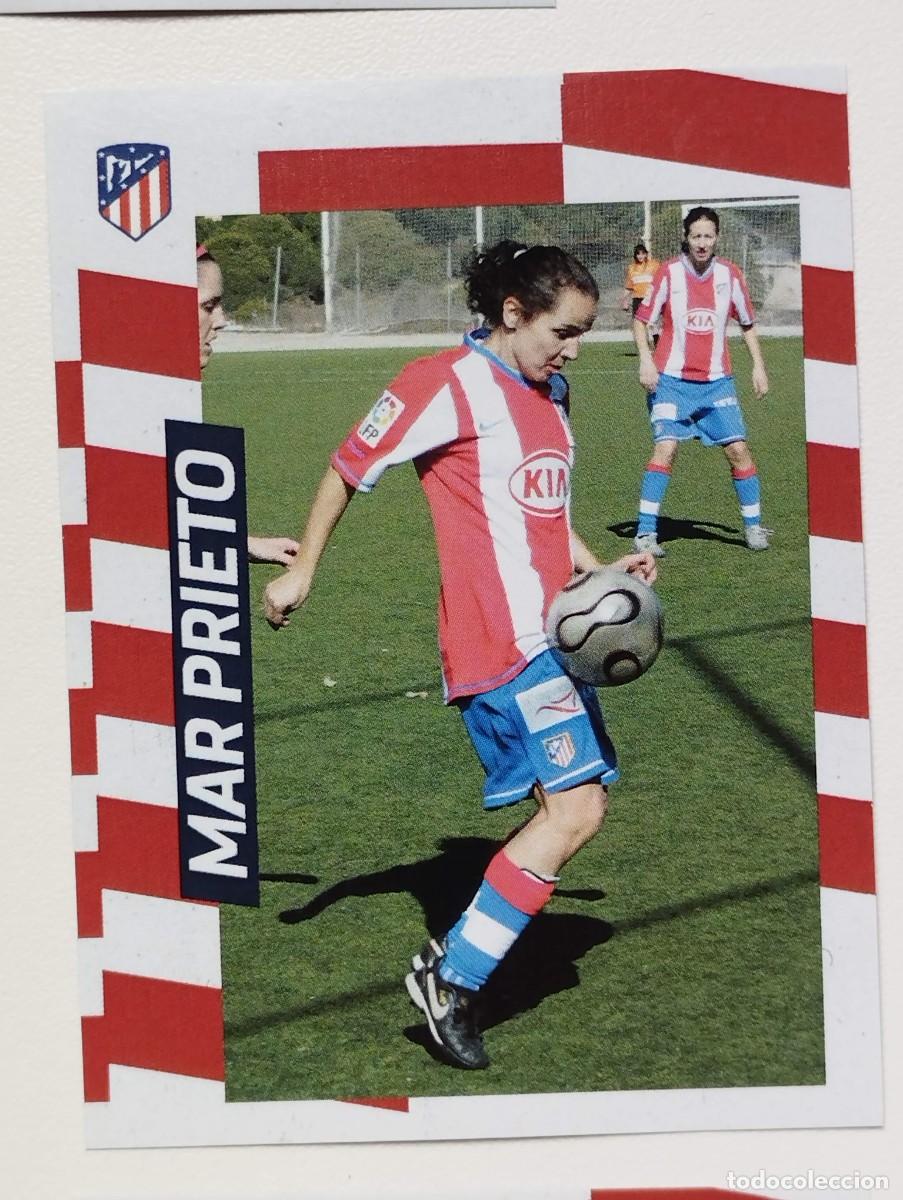 Cromos de Futebol: CROMO ATLETICO DE MADRID - SENTIMIENTO ROJIBLANCO - FUTBOL FEMENINO - MAR PRIETO