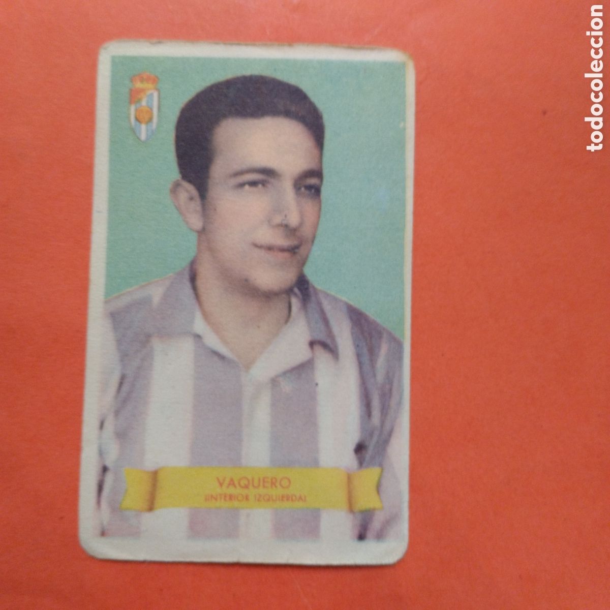 Cromos de Futebol: CROMO VAQUERO R. VALLADOLID CAMPEONES 1949 BRUGUERA NUNCA PEGADO