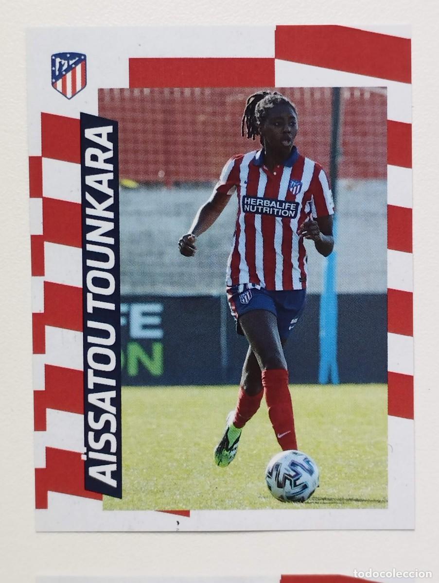 Cromos de Futebol: CROMO ATLETICO DE MADRID - SENTIMIENTO ROJIBLANCO - FUTBOL FEMENINO - AISSATOU TOUNKARA