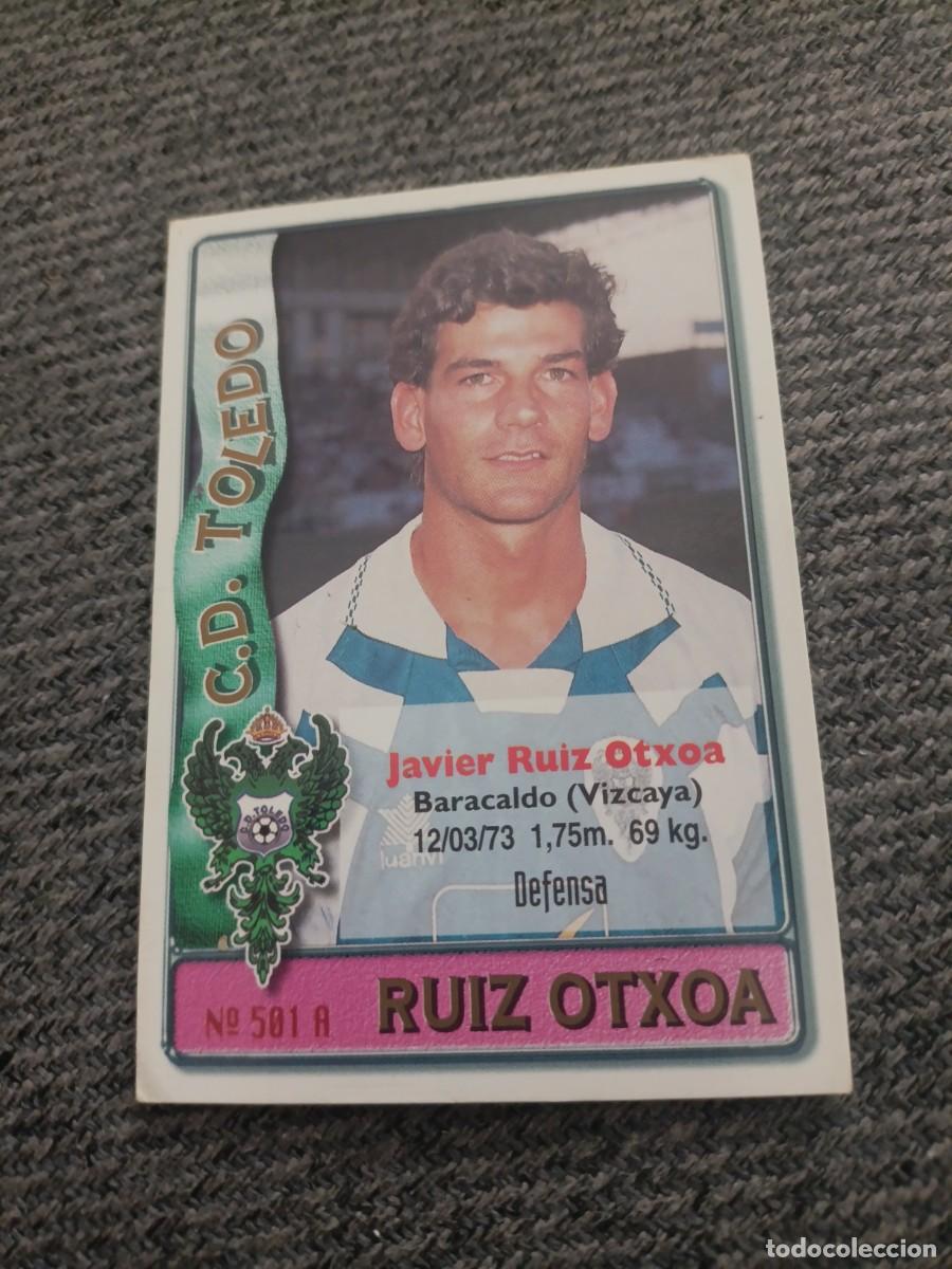Fu&szlig;ball-Sticker: Mundicromo 96-97 Ruiz Otxoa/Cu&eacute;llar Toledo