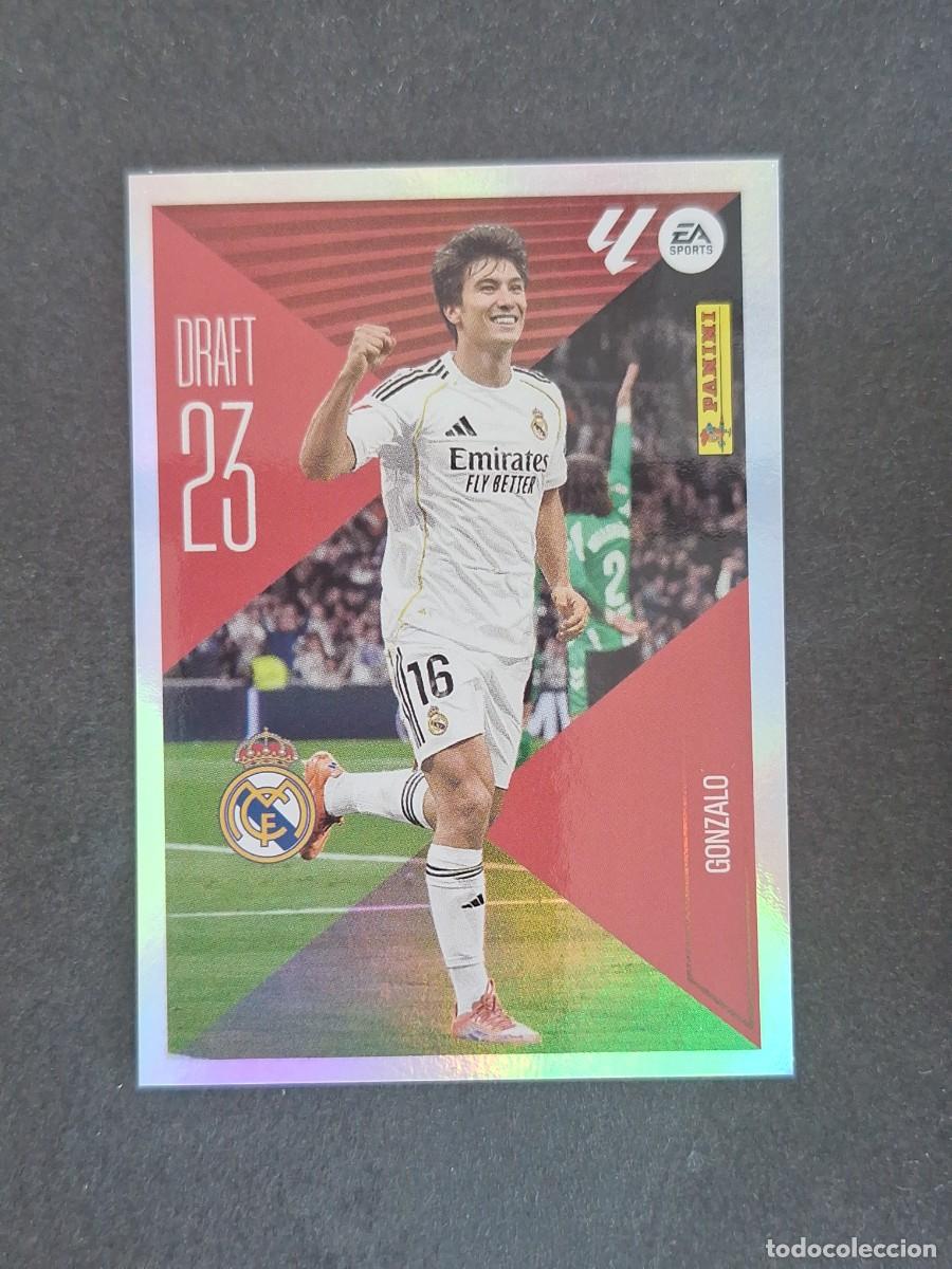 Figurine di Calcio: L3 GONZALO REAL MADRID DRAFT 23 LIGA ESTE 2026 2027 26 27 NUNCA PEGADO SIN PEGAR