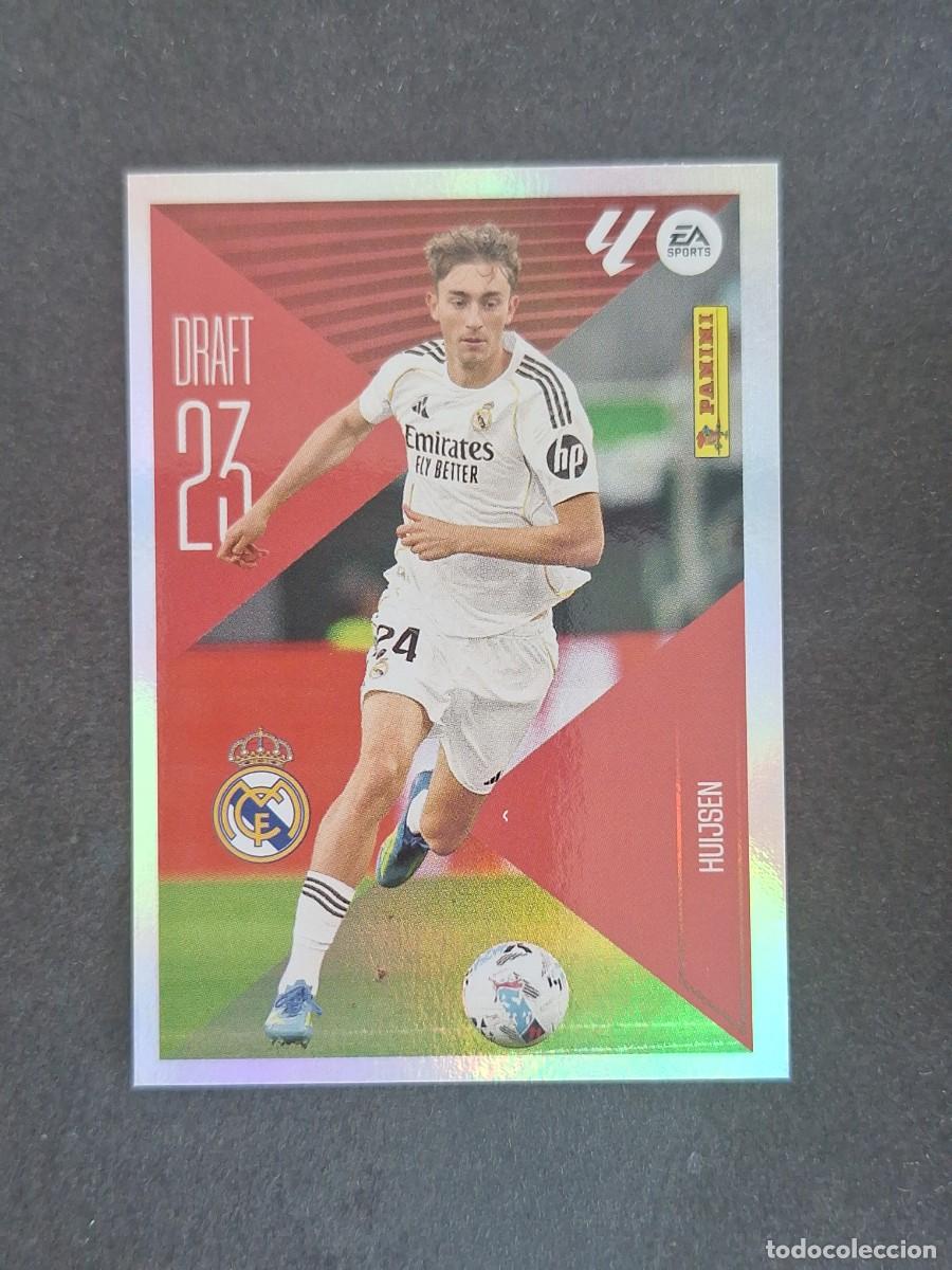 Fu&szlig;ball-Sticker: L3 HUIJSEN REAL MADRID DRAFT 23 LIGA ESTE 2026 2027 26 27 NUNCA PEGADO SIN PEGAR