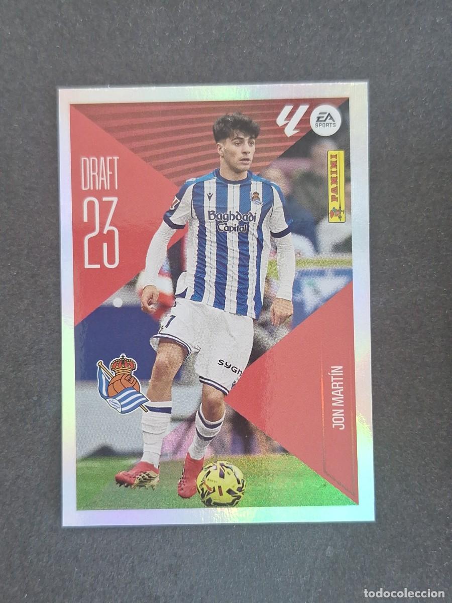 Fu&szlig;ball-Sticker: L3 JON MARTIN REAL SOCIEDAD DRAFT 23 LIGA ESTE 2026 2027 26 27 NUNCA PEGADO SIN PEGAR